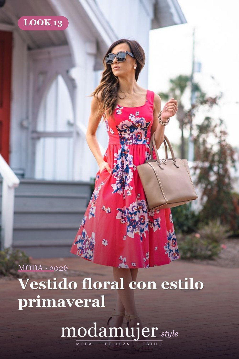 Vestido floral con estilo primaveral — Más de 30 vestidos elegantes de Pascua para toda la primavera 2026