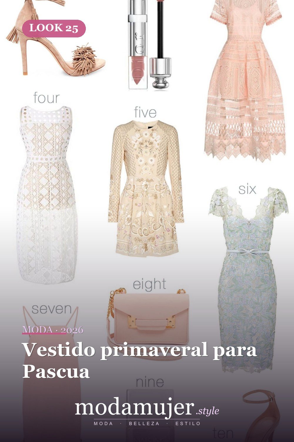 Vestido primaveral para Pascua — Más de 30 vestidos elegantes de Pascua para toda la primavera 2026