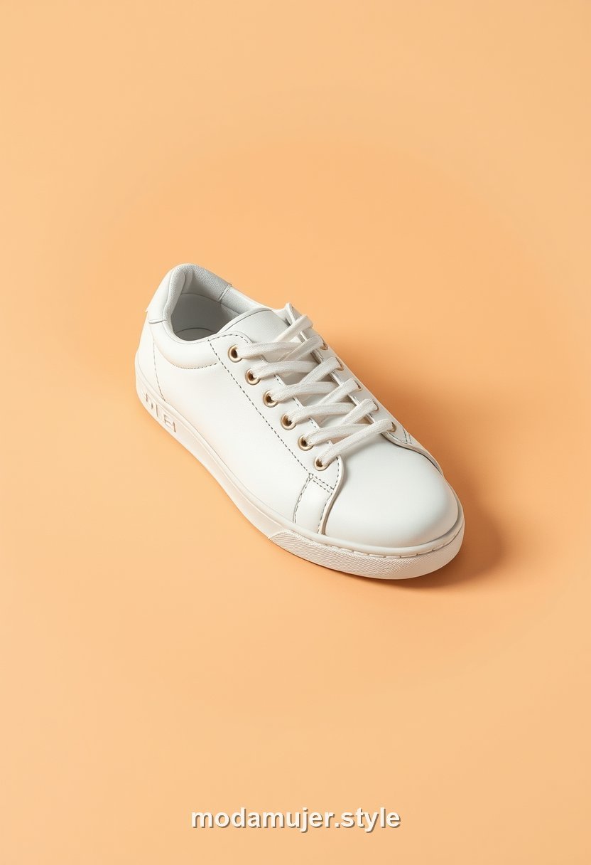 Zapatillas deportivas blancas minimalistas