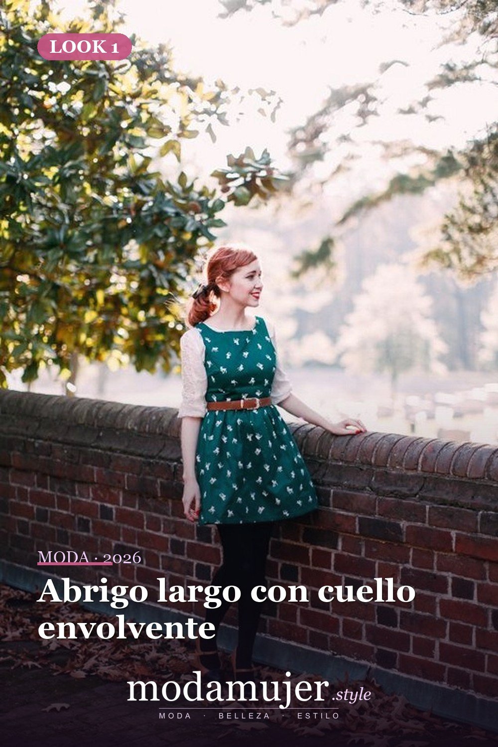 Abrigo largo con cuello envolvente — Más de 33 trajes lindos de moda de invierno