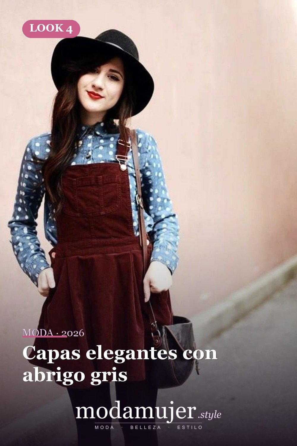 Capas elegantes con abrigo gris — Más de 33 trajes lindos de moda de invierno