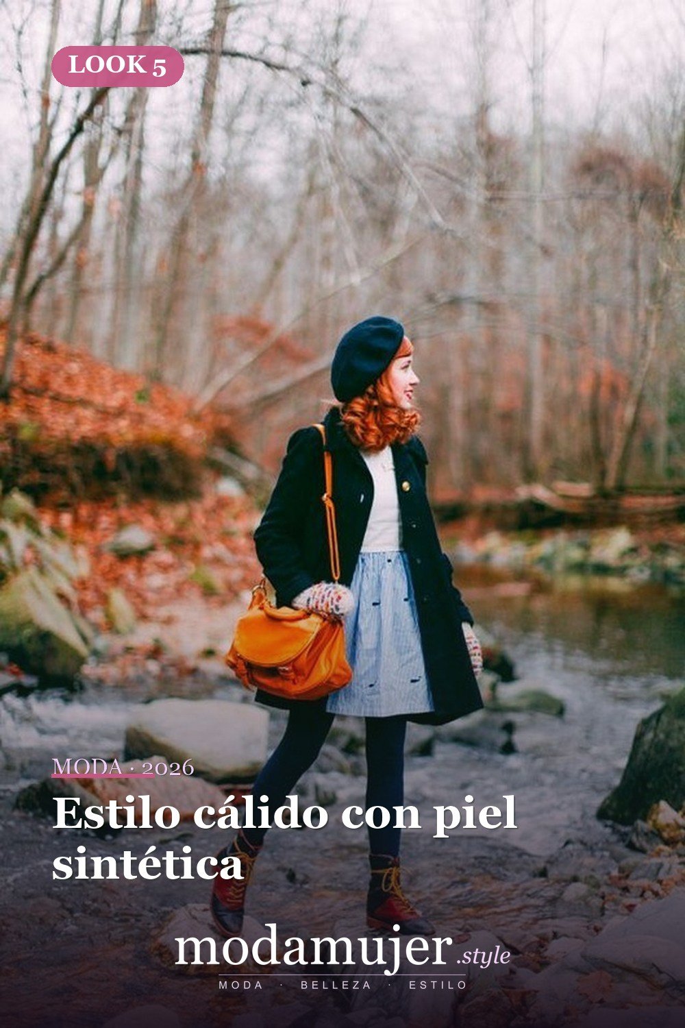 Estilo cálido con piel sintética — Más de 33 trajes lindos de moda de invierno