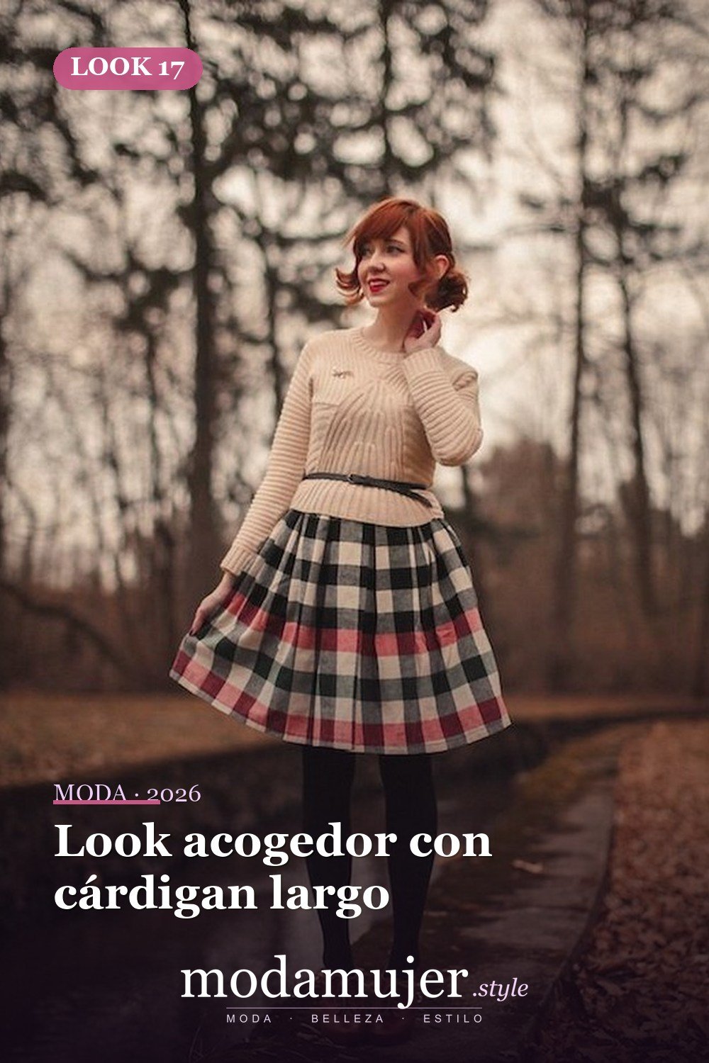 Look acogedor con cárdigan largo — Más de 33 trajes lindos de moda de invierno