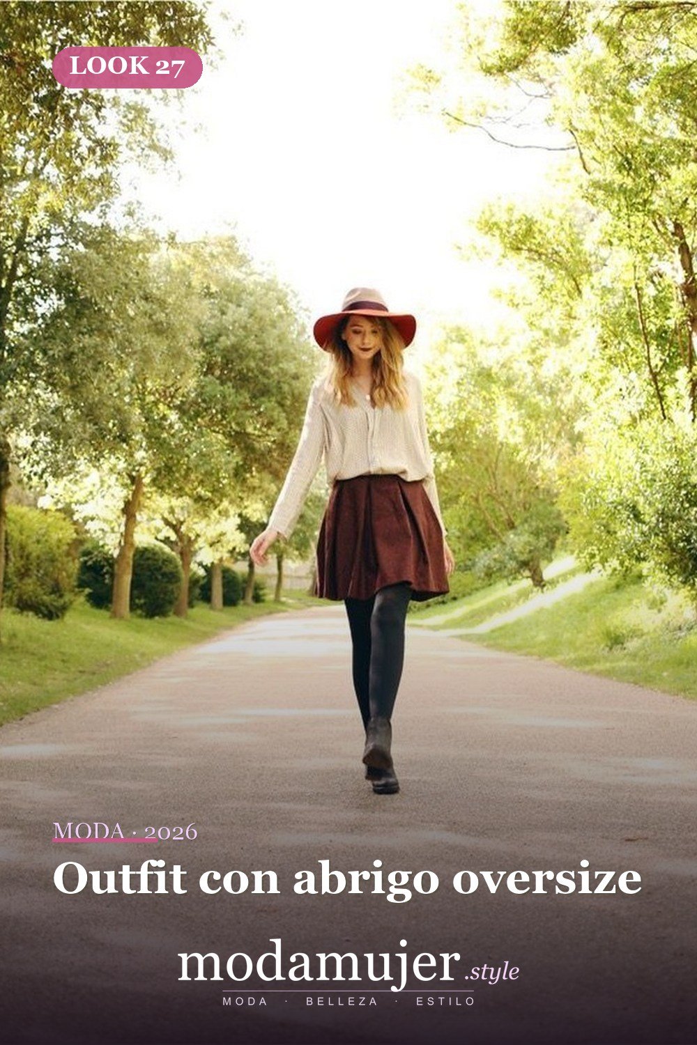Outfit con abrigo oversize — Más de 33 trajes lindos de moda de invierno