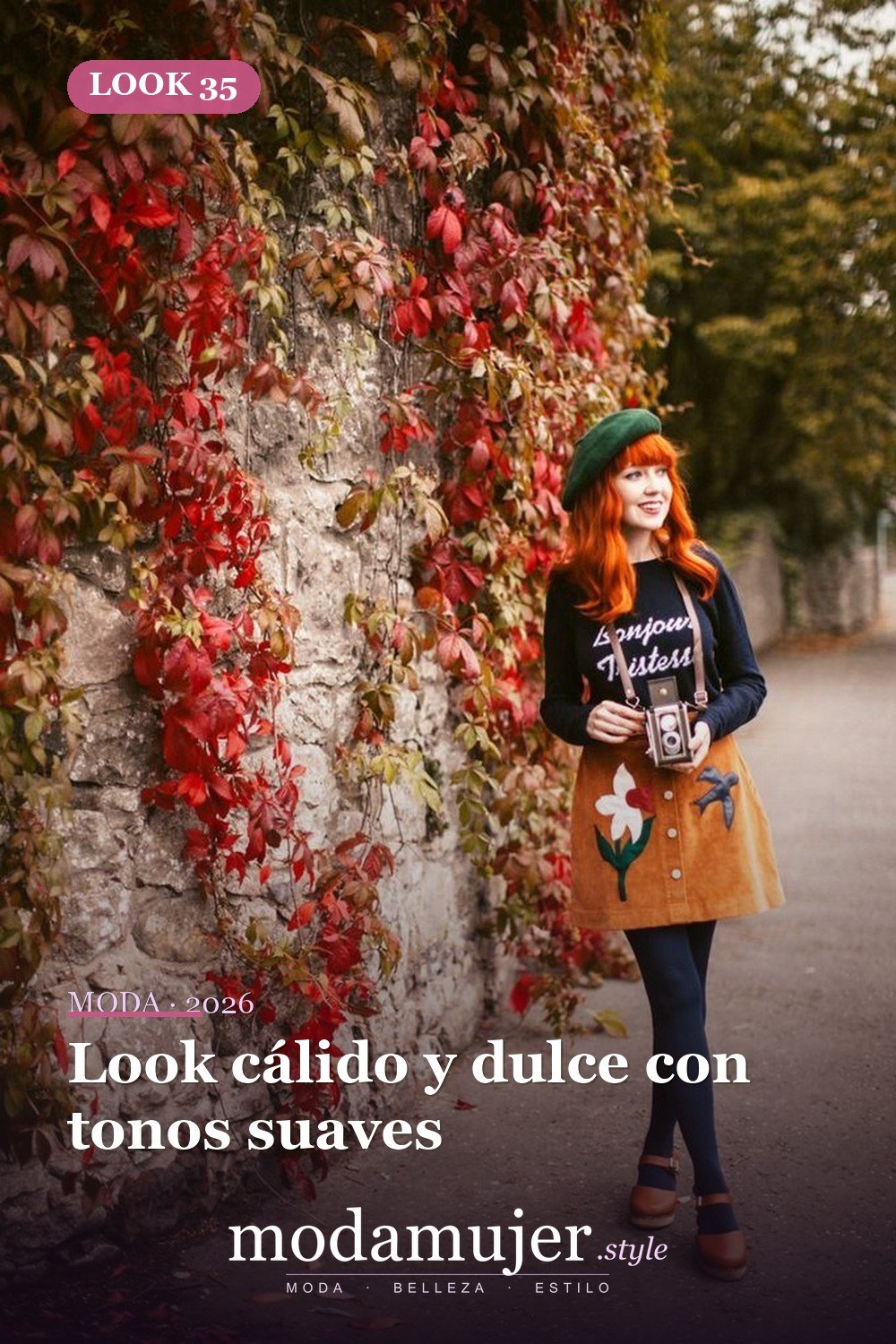 Look cálido y dulce con tonos suaves — Más de 33 trajes lindos de moda de invierno