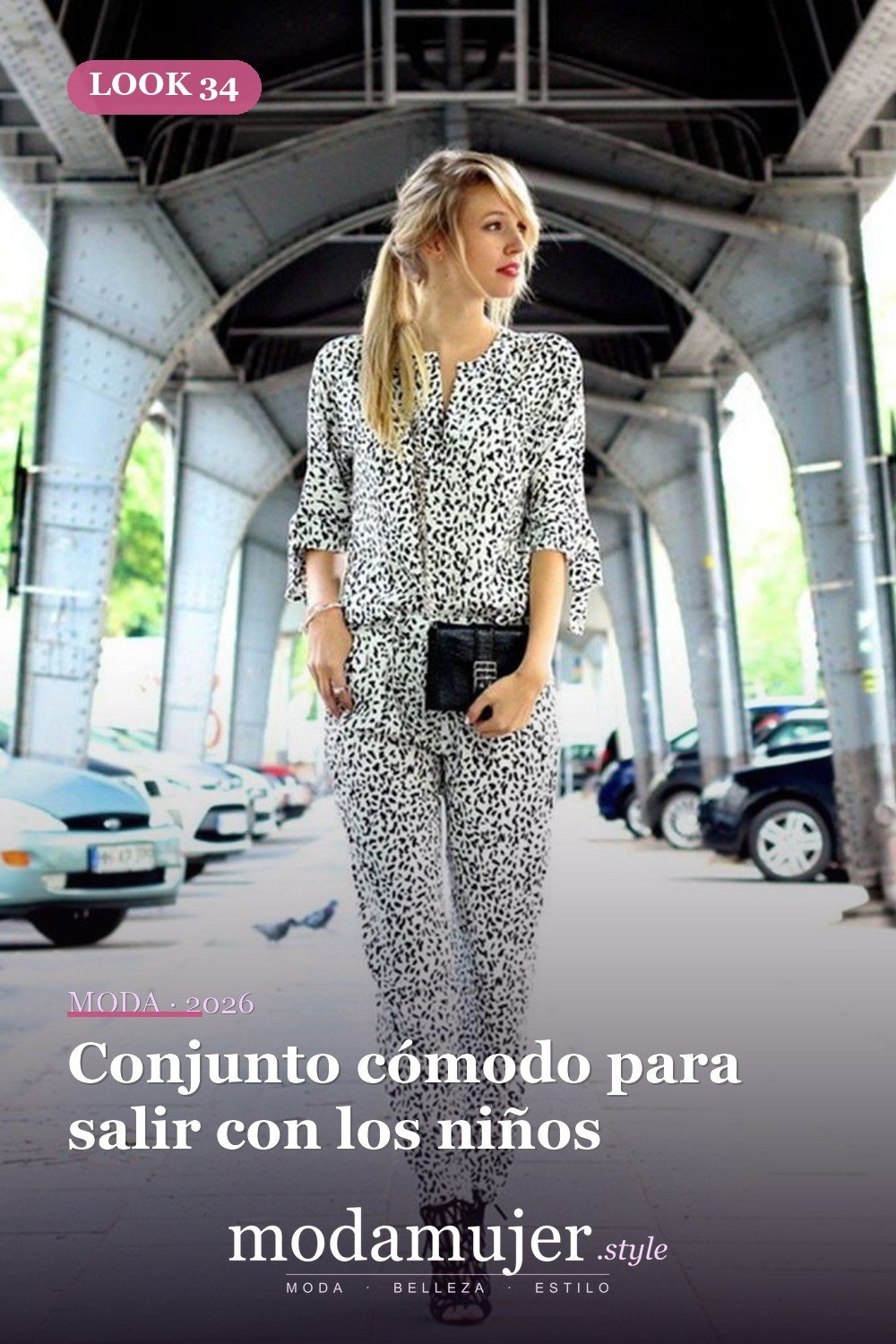 Conjunto cómodo para salir con los niños — Más de 35 acogedoras ideas de trajes de primavera cómodos para usar todos los días