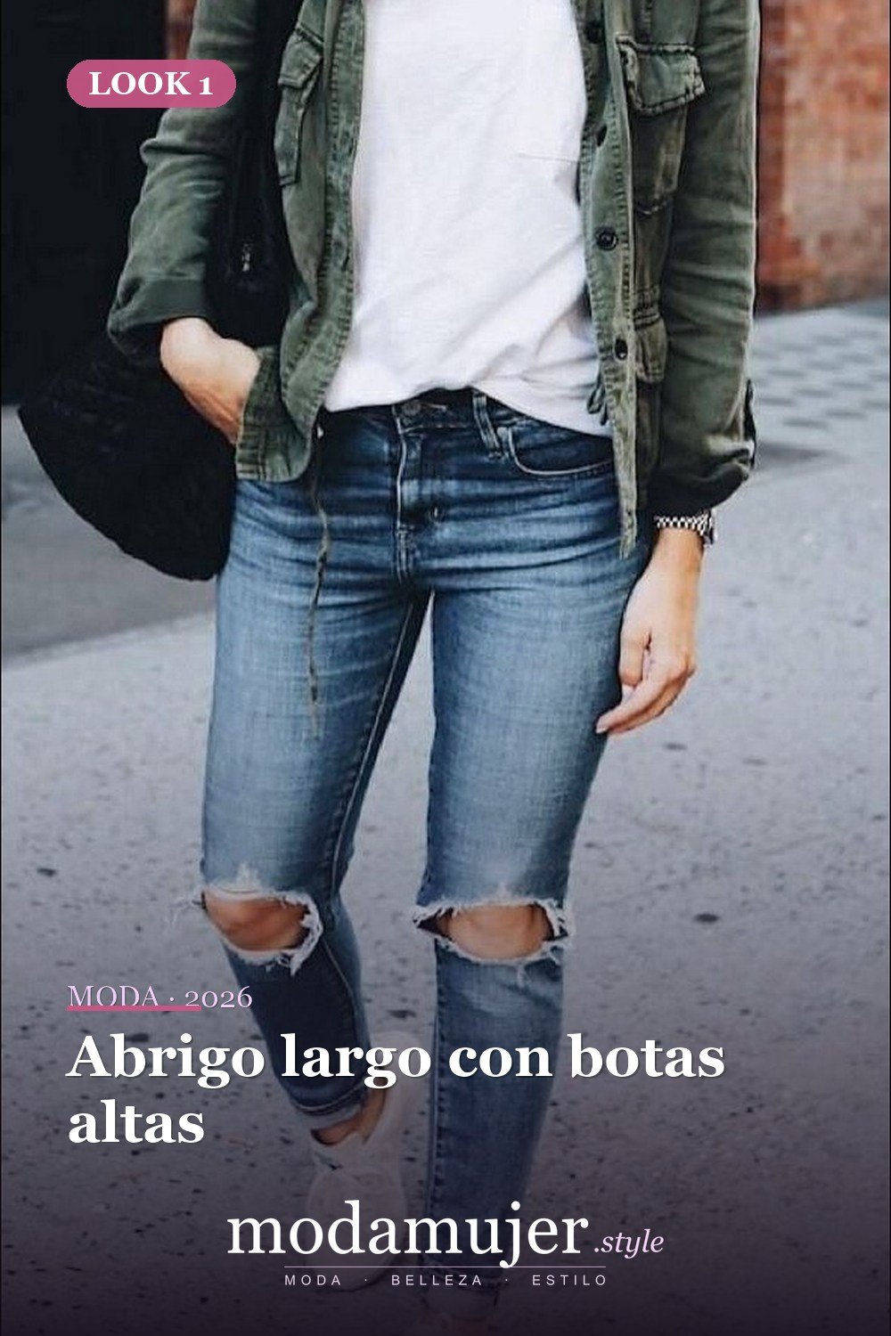 Abrigo largo con botas altas — Más de 40 ideas de trajes de invierno para mujeres en 2026