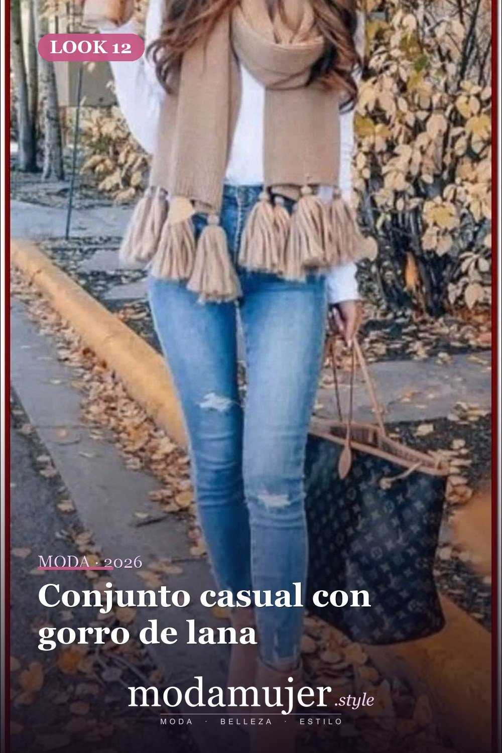 Conjunto casual con gorro de lana — Más de 40 ideas de trajes de invierno para mujeres en 2026