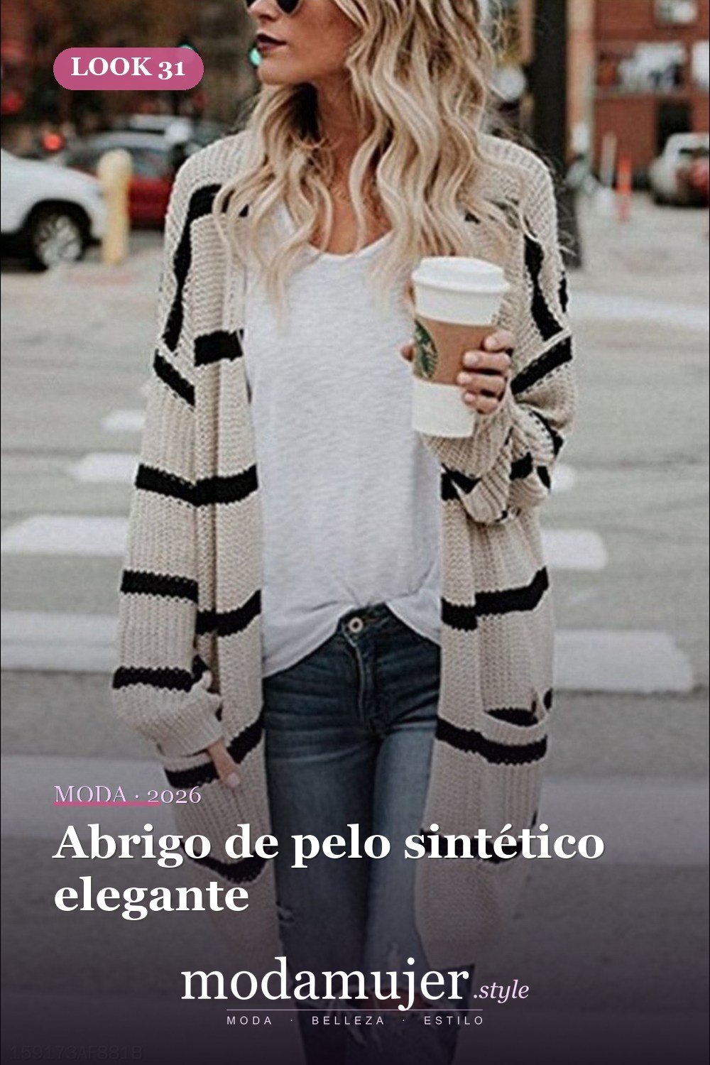 Abrigo de pelo sintético elegante — Más de 40 ideas de trajes de invierno para mujeres en 2026