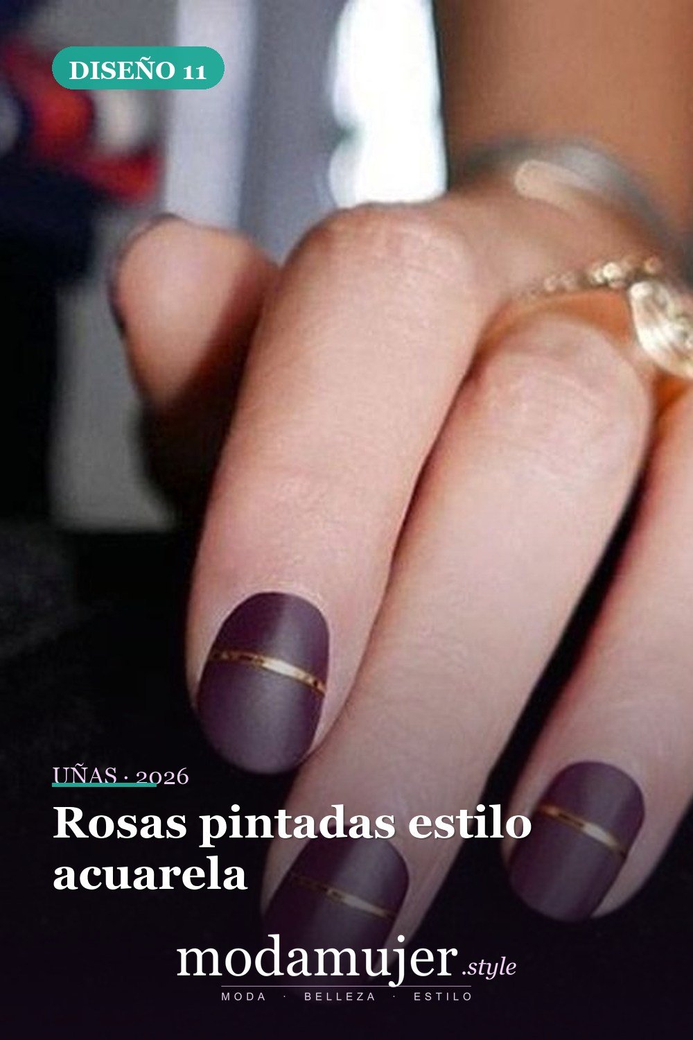 Rosas pintadas estilo acuarela — Más de 40 ideas inspiradoras de arte de uñas para la fiesta de bodas
