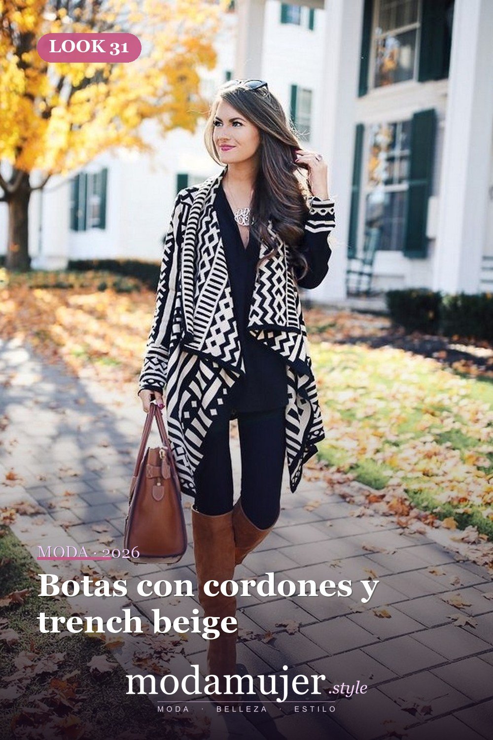 Botas con cordones y trench beige — Más de 41 combinaciones de botas y abrigos para el invierno 2026