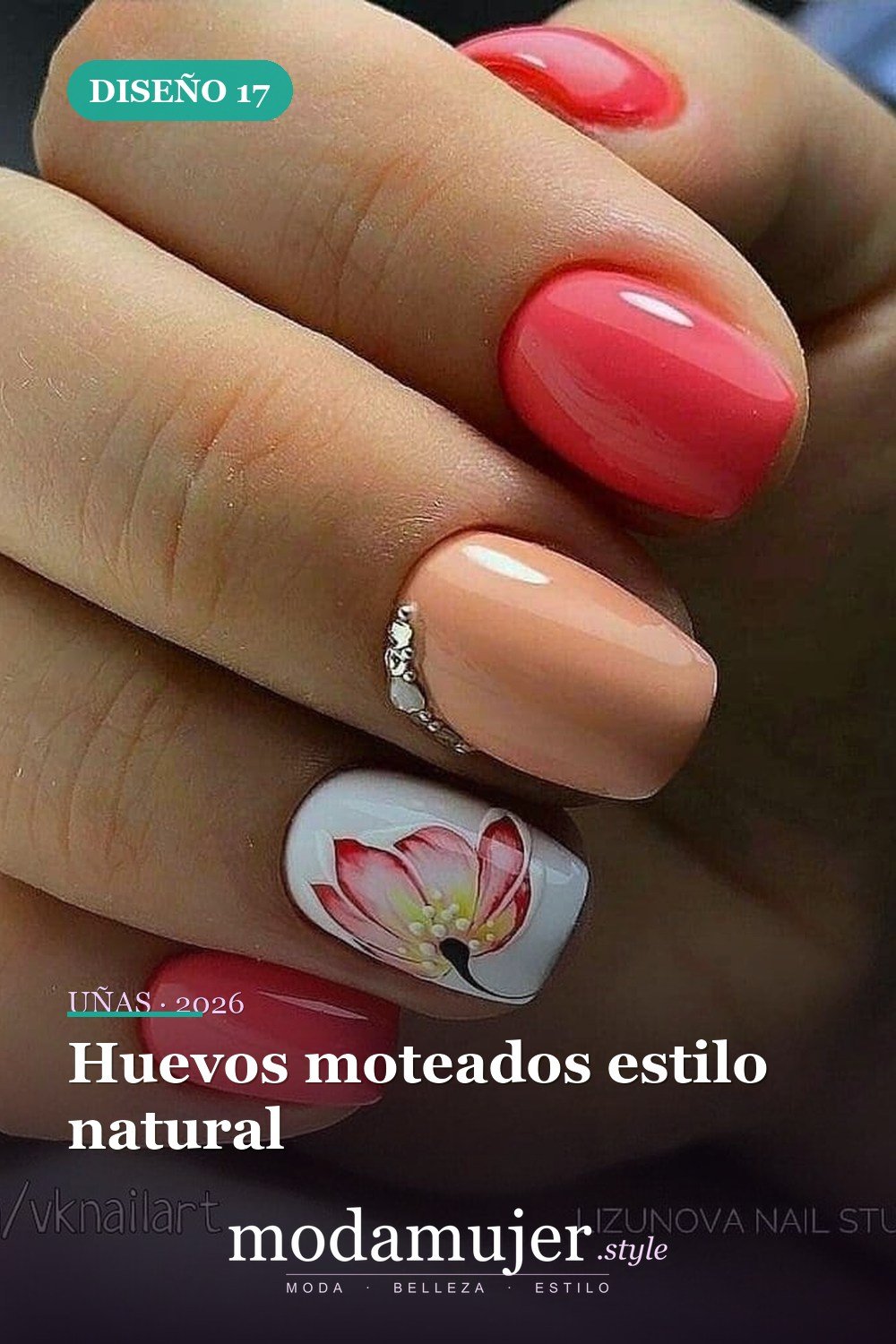 Huevos moteados estilo natural — Más de 42 ideas modernas de diseño de uñas de Pascua