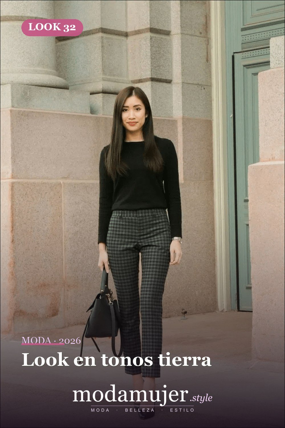 Look en tonos tierra — Más de 42 trajes casuales de trabajo para mujeres para el invierno