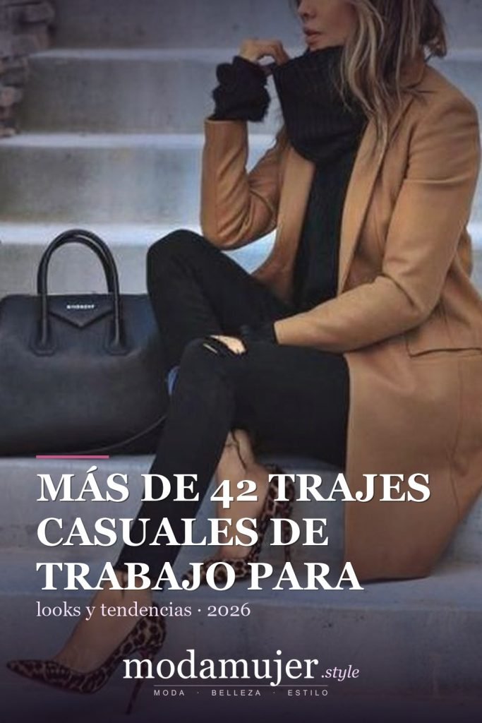 Más de 42 trajes casuales de trabajo para mujeres para el invierno - ModaMujer