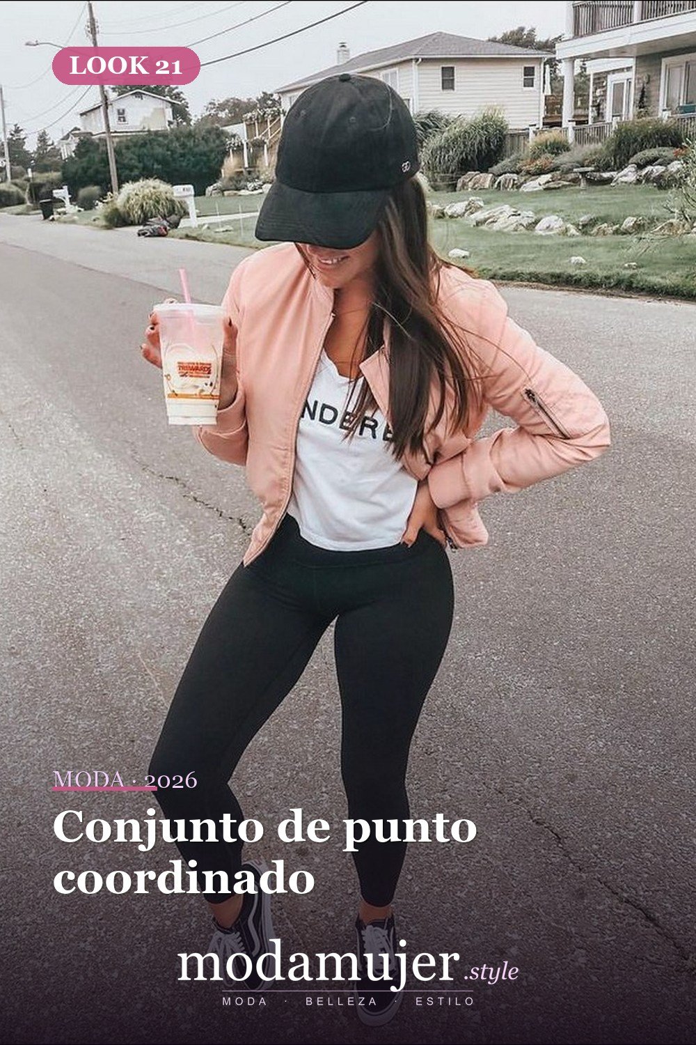 Conjunto de punto coordinado — Más de 45 conjuntos de invierno para la escuela que te encantarán