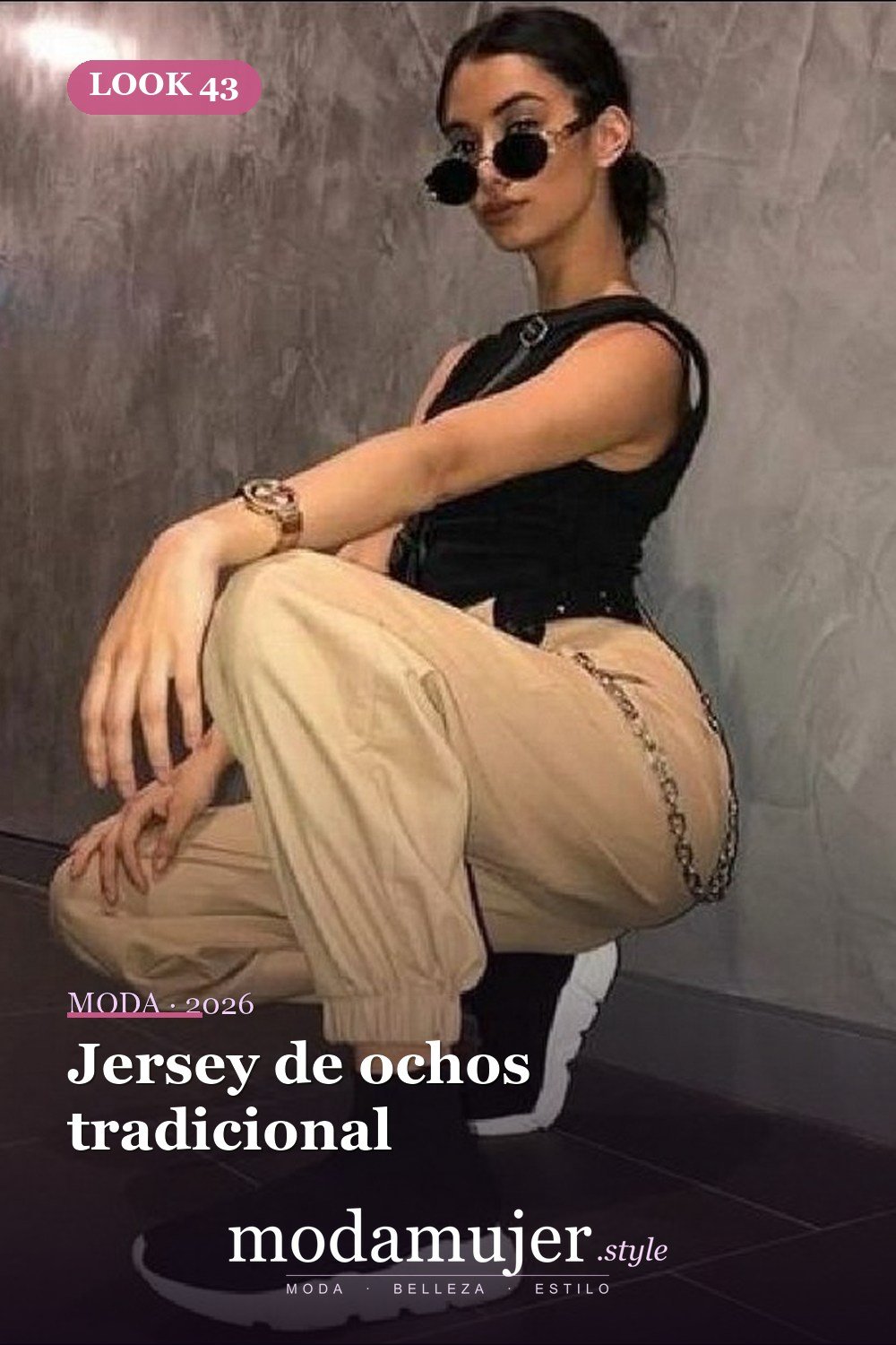 Jersey de ochos tradicional — Más de 45 conjuntos de invierno para la escuela que te encantarán