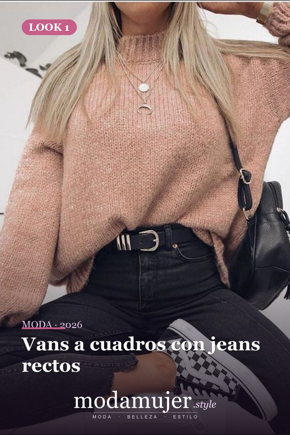 Vans a cuadros con jeans rectos — Más de 50 looks con Vans a cuadros: outfits casuales de otoño e invierno