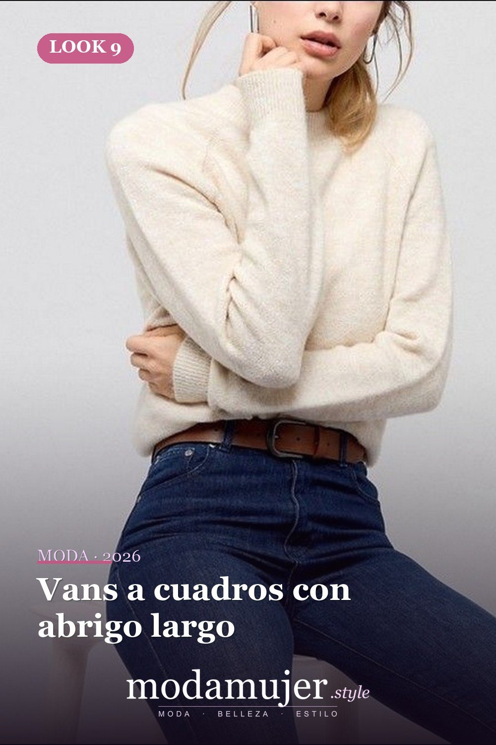 Vans a cuadros con abrigo largo — Más de 50 looks con Vans a cuadros: outfits casuales de otoño e invierno