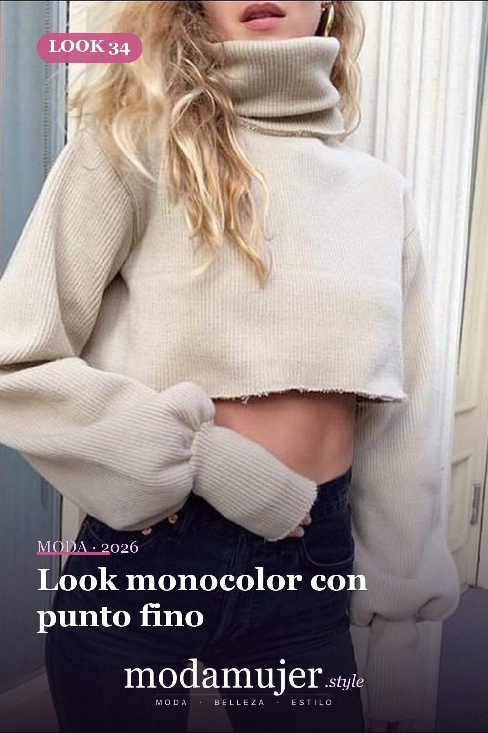 Look monocolor con punto fino — Más de 50 looks con Vans a cuadros: outfits casuales de otoño e invierno