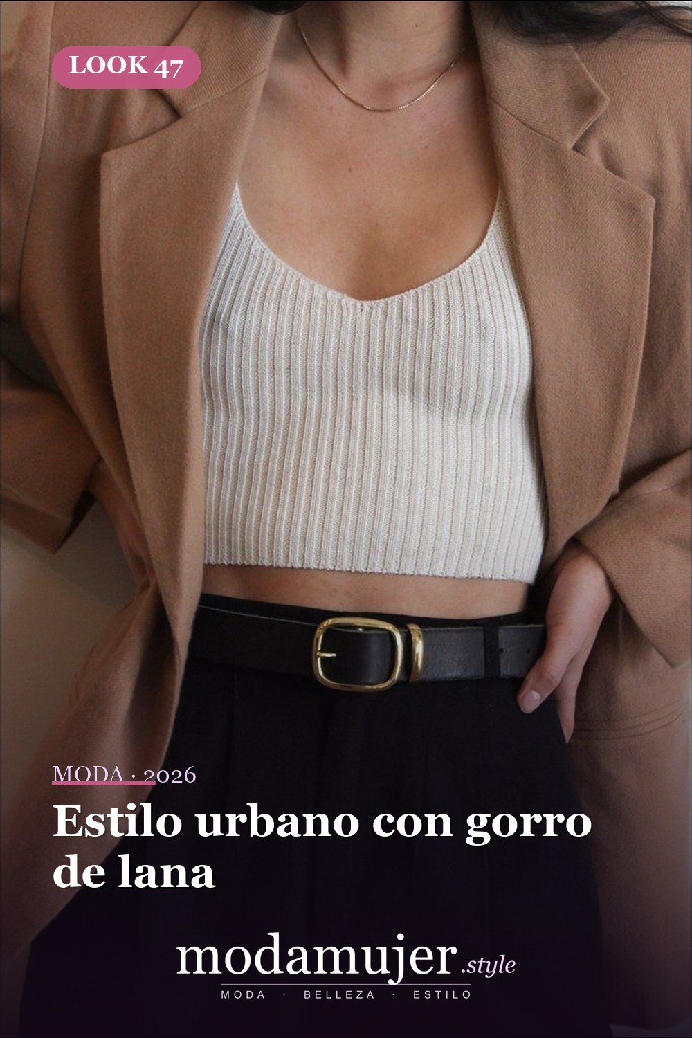 Estilo urbano con gorro de lana — Más de 50 looks con Vans a cuadros: outfits casuales de otoño e invierno