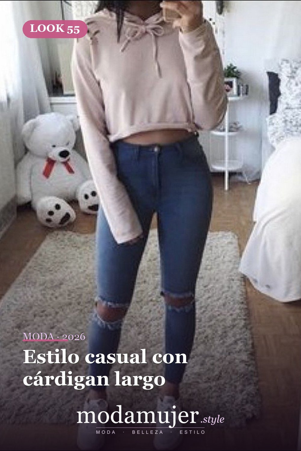 Estilo casual con cárdigan largo — Más de 50 looks con Vans a cuadros: outfits casuales de otoño e invierno