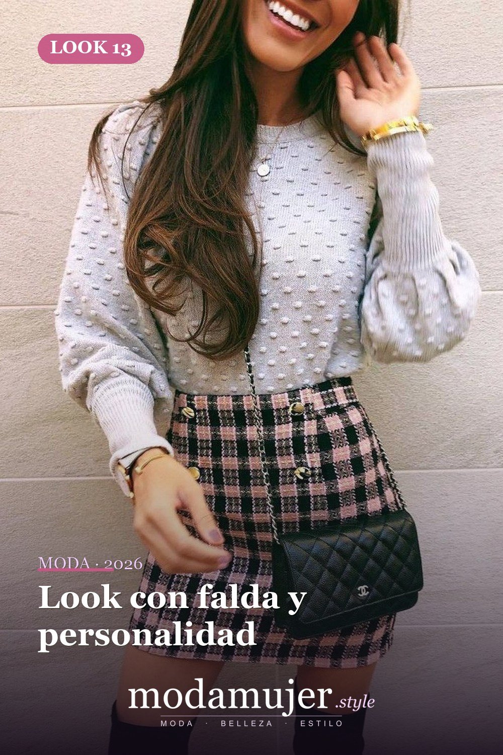 Look con falda y personalidad — Más de 61 ideas de estilo de trajes de moda para una hermosa chica adolescente