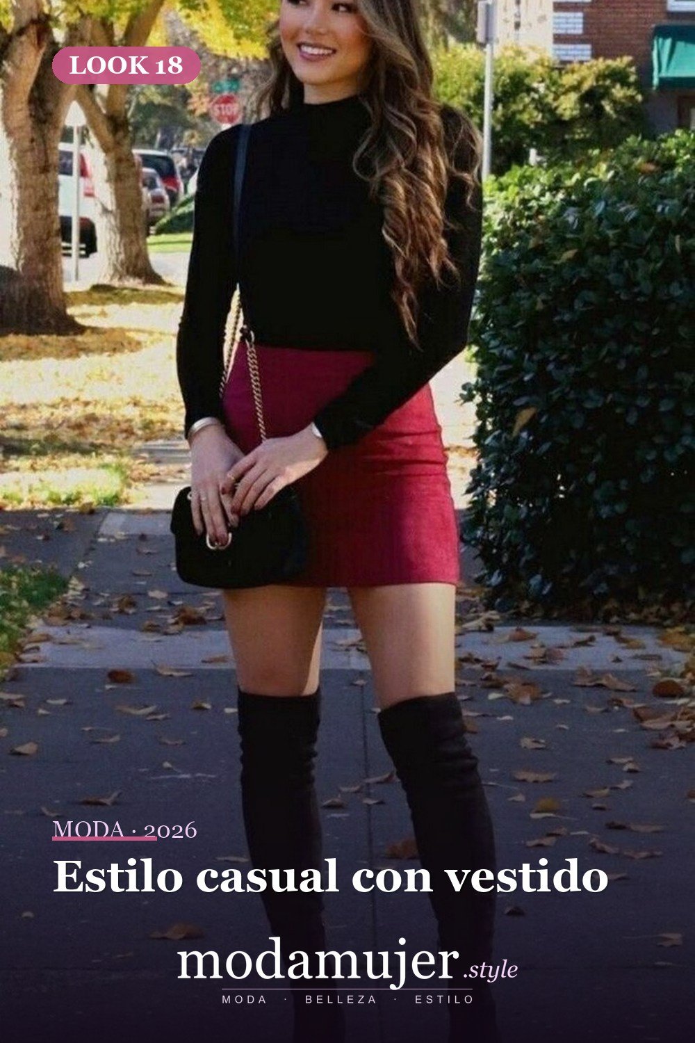 Estilo casual con vestido — Más de 61 ideas de estilo de trajes de moda para una hermosa chica adolescente