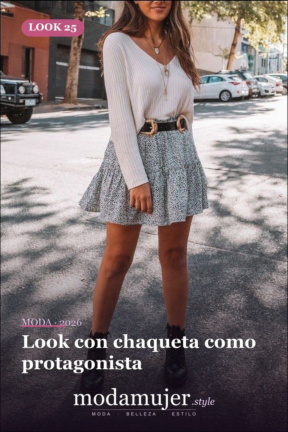 Look con chaqueta como protagonista — Más de 61 ideas de estilo de trajes de moda para una hermosa chica adolescente