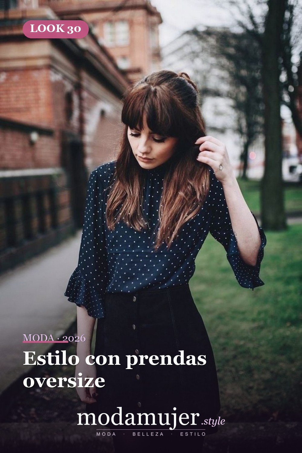 Estilo con prendas oversize — Más de 61 ideas de estilo de trajes de moda para una hermosa chica adolescente