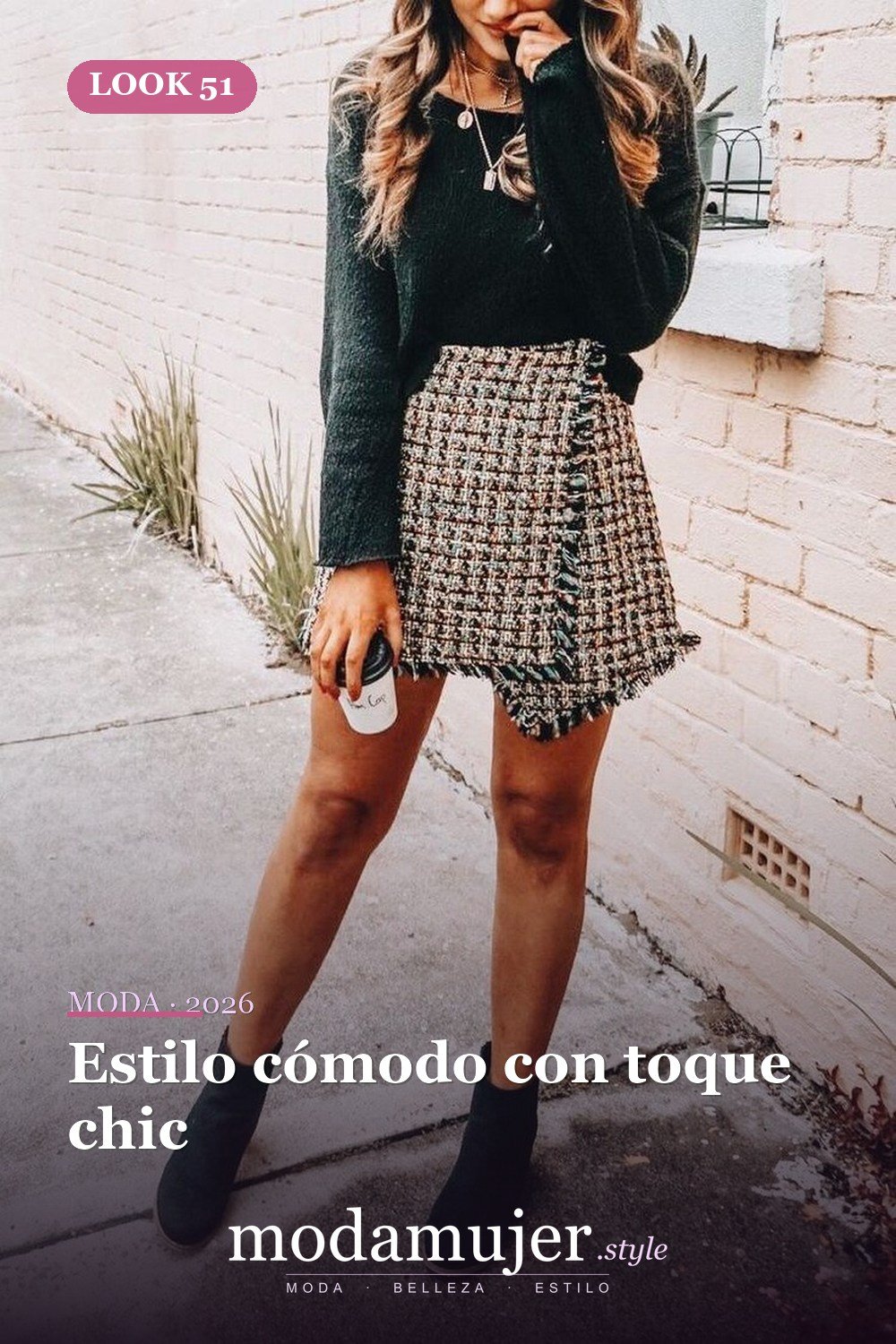 Estilo cómodo con toque chic — Más de 61 ideas de estilo de trajes de moda para una hermosa chica adolescente