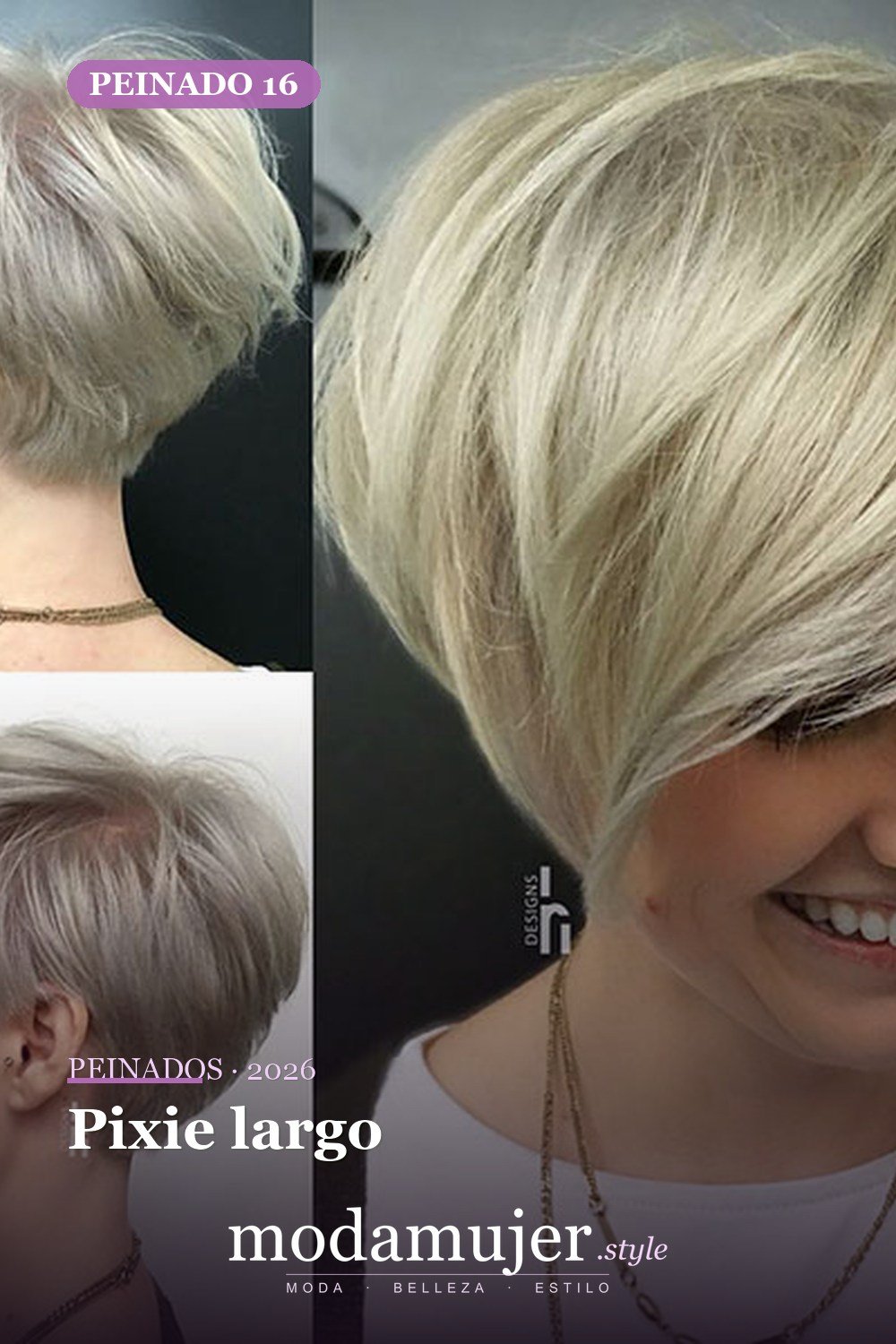 Pixie largo — Más de 70 ideas de corte pixie para mujer en 2026