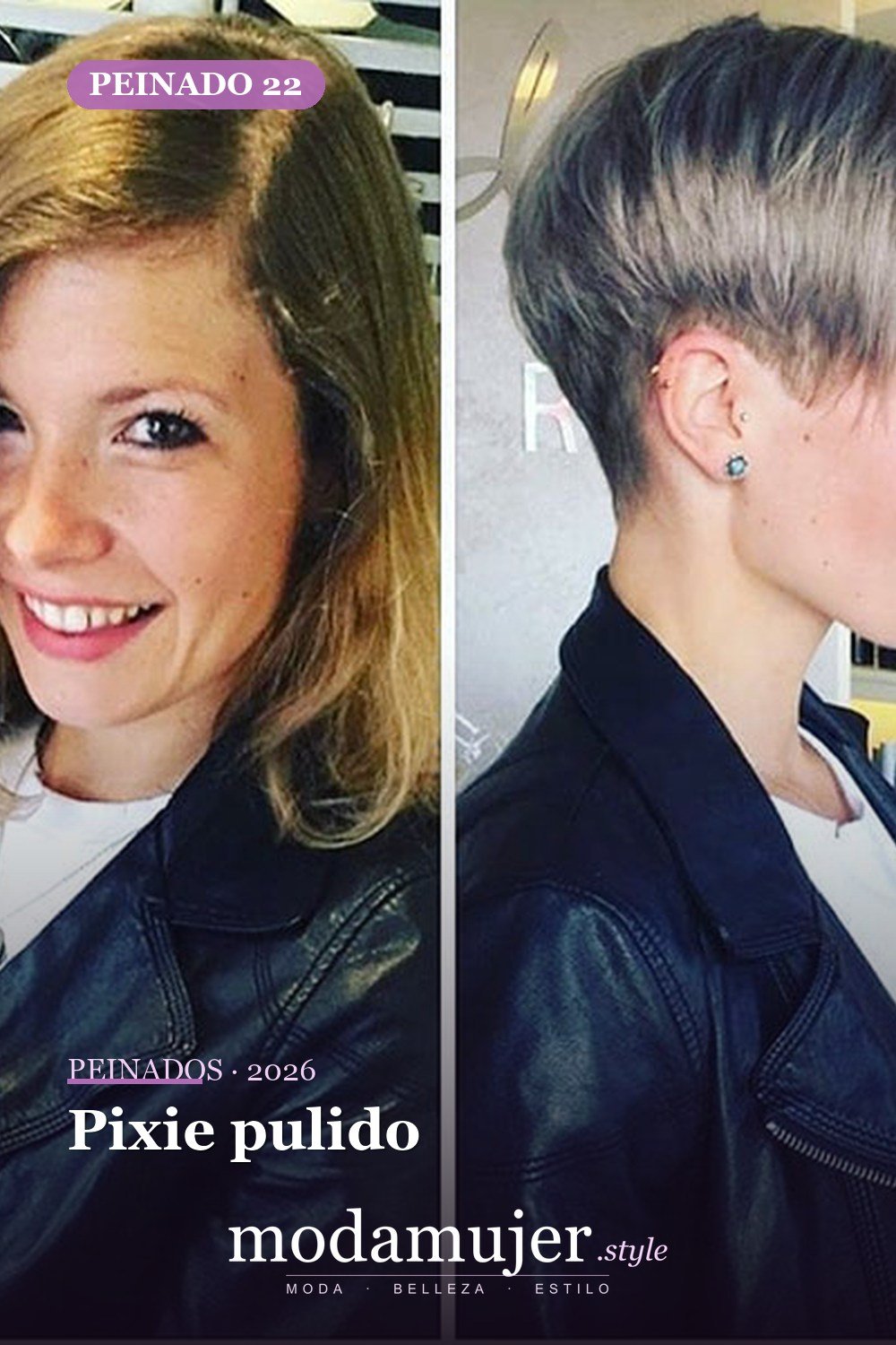 Pixie pulido — Más de 70 ideas de corte pixie para mujer en 2026