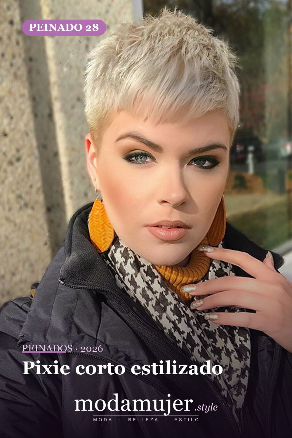 Pixie corto estilizado — Más de 70 ideas de corte pixie para mujer en 2026