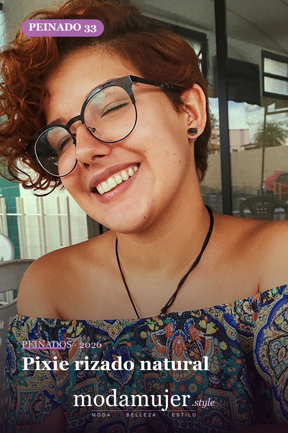 Pixie rizado natural — Más de 70 ideas de corte pixie para mujer en 2026