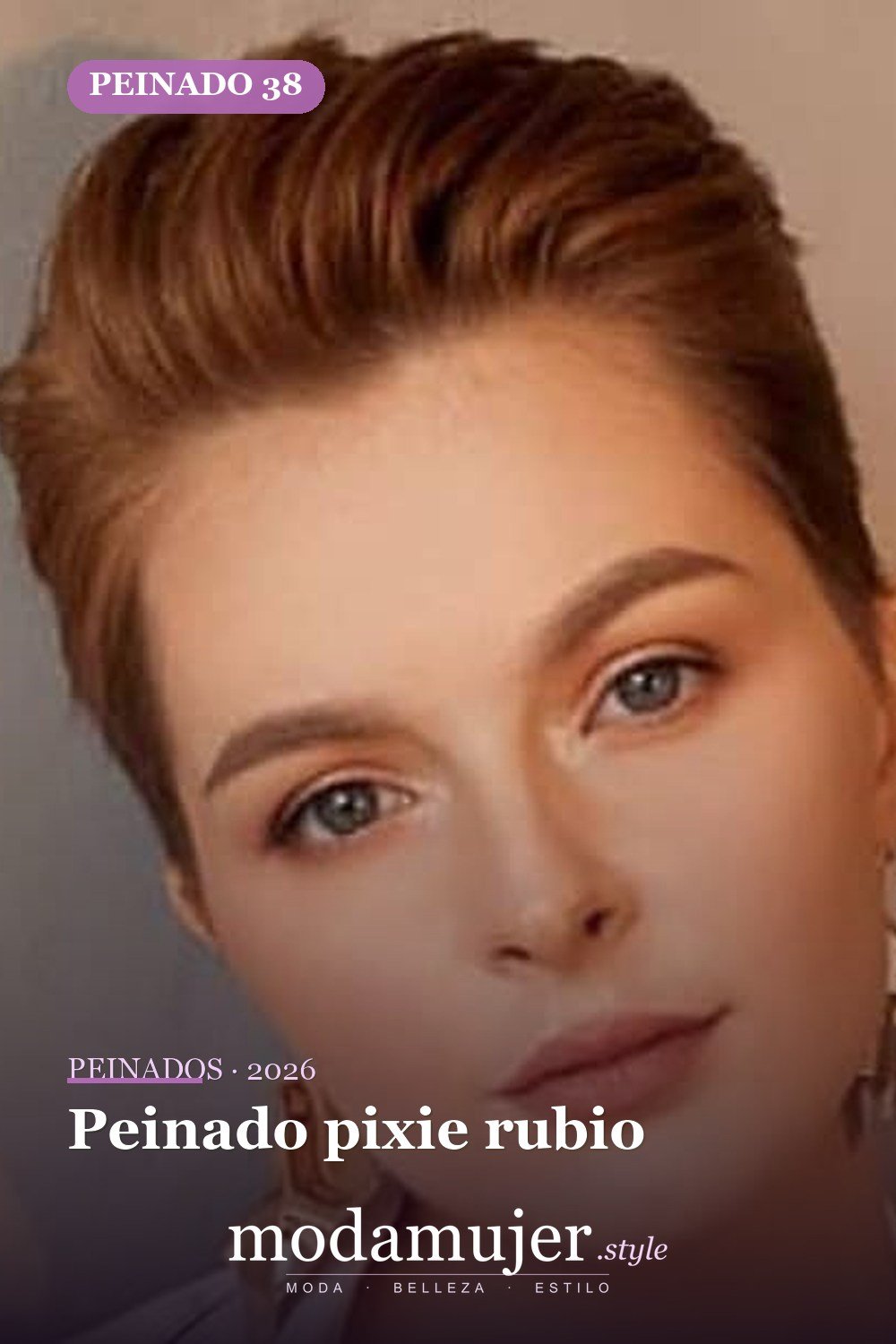 Peinado pixie rubio — Más de 70 ideas de corte pixie para mujer en 2026