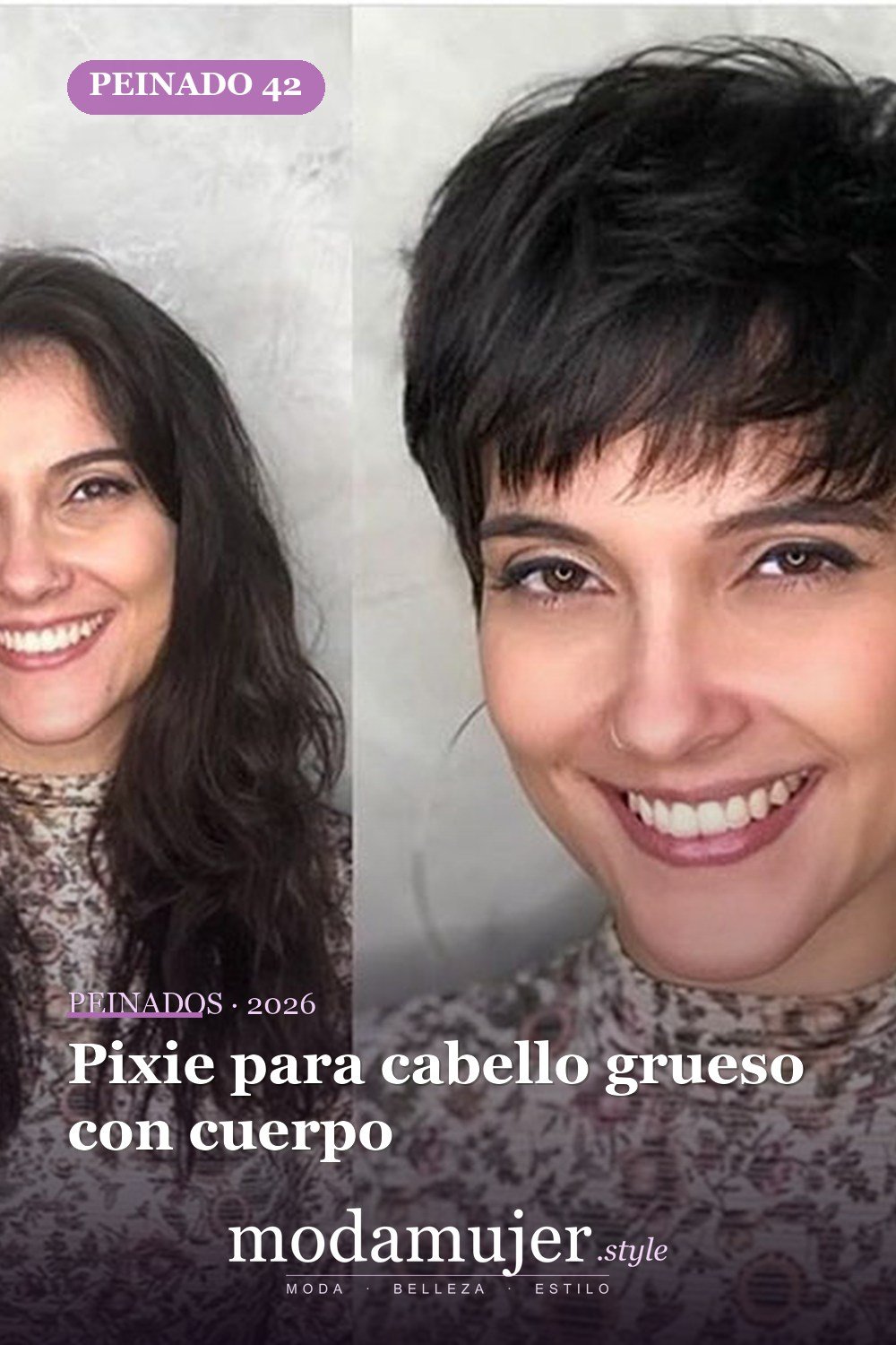 Pixie para cabello grueso con cuerpo — Más de 70 ideas de corte pixie para mujer en 2026