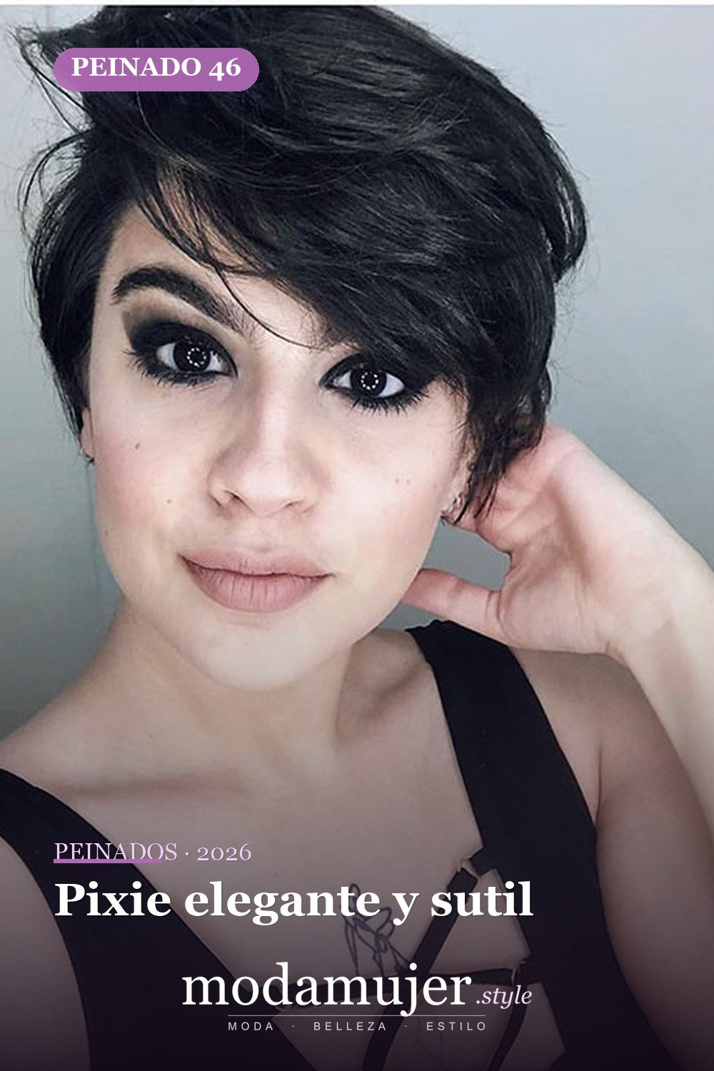 Pixie elegante y sutil — Más de 70 ideas de corte pixie para mujer en 2026