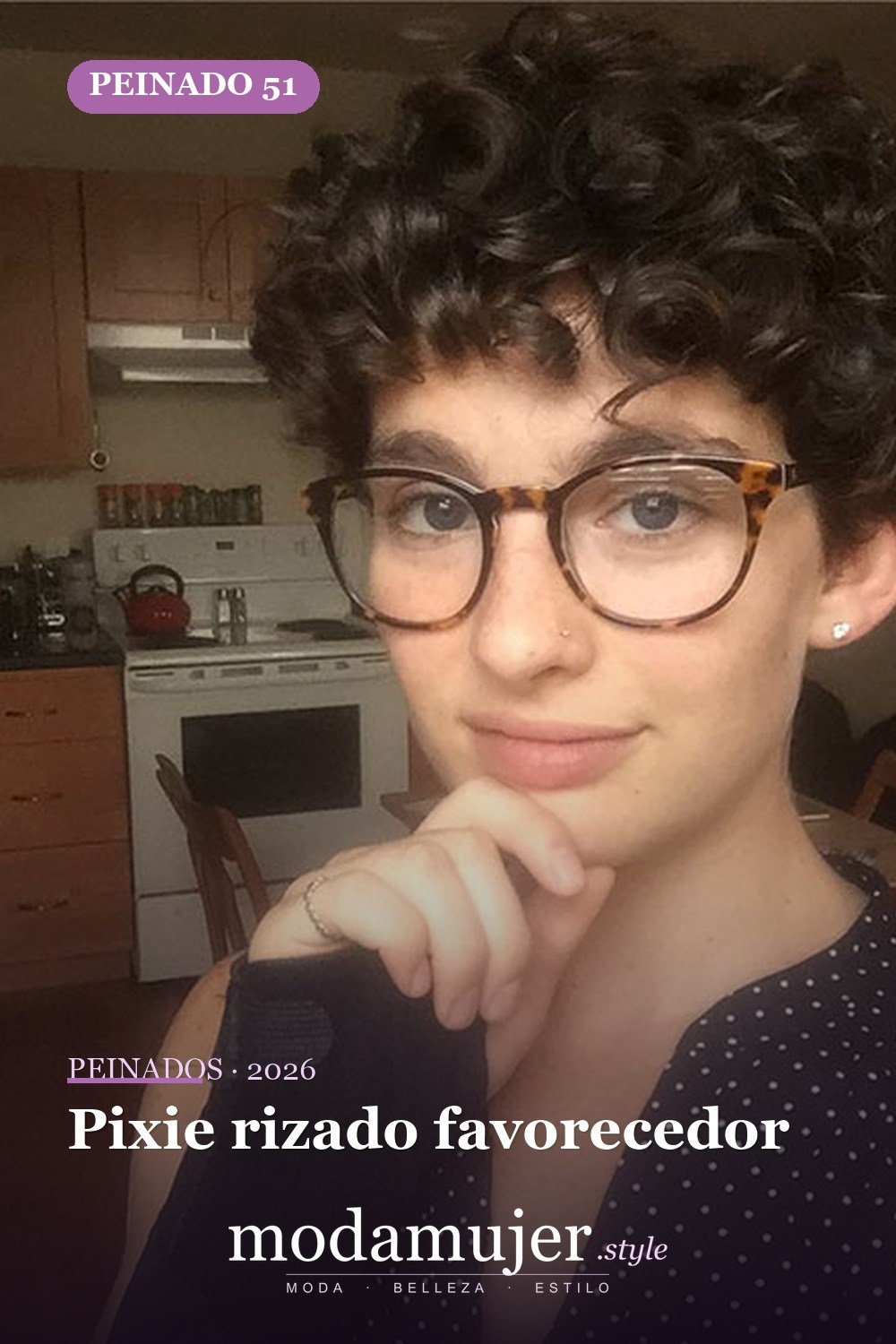 Pixie rizado favorecedor — Más de 70 ideas de corte pixie para mujer en 2026