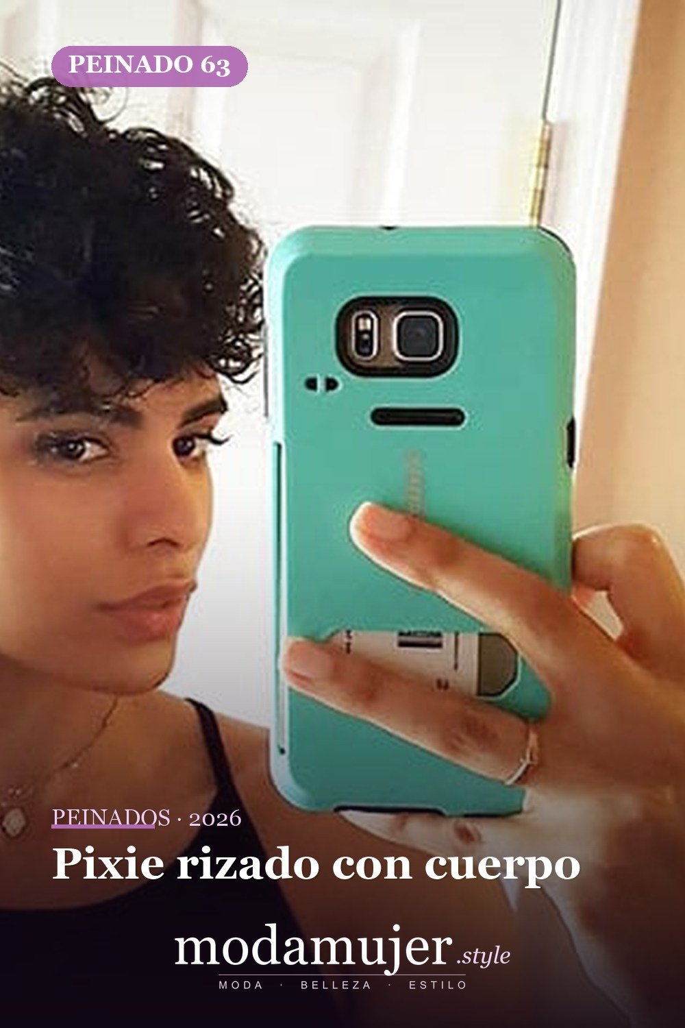 Pixie rizado con cuerpo — Más de 70 ideas de corte pixie para mujer en 2026