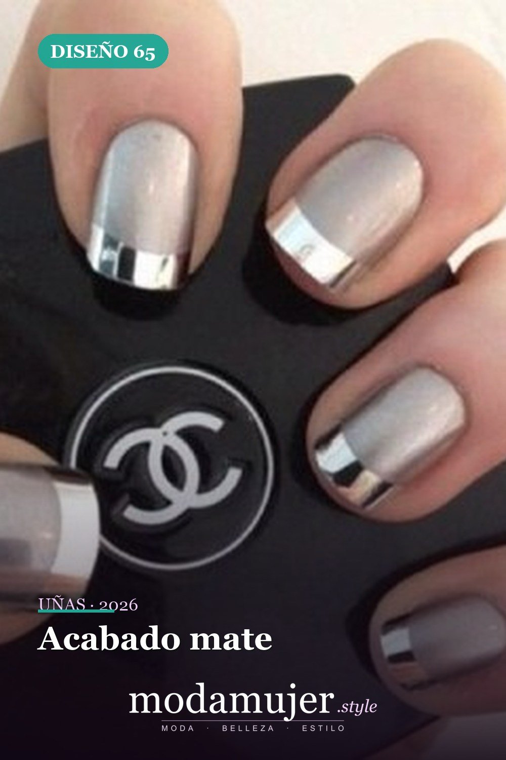 Acabado mate — Más de 90 ideas glamorosas de uñas de punta francesa: ¡todo sobre el rosa!