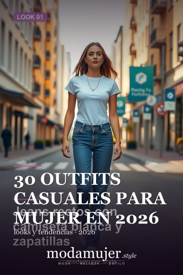 30 outfits casuales para mujer en 2026: ideas comodas y con estilo