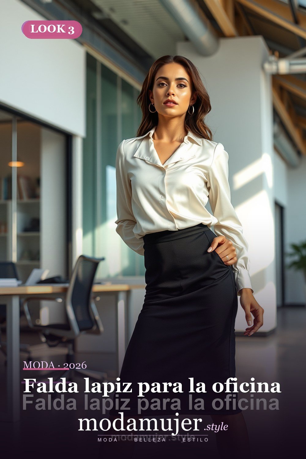 Falda lapiz para la oficina — 30 outfits con falda para mujer en 2026: ideas para cada ocasion