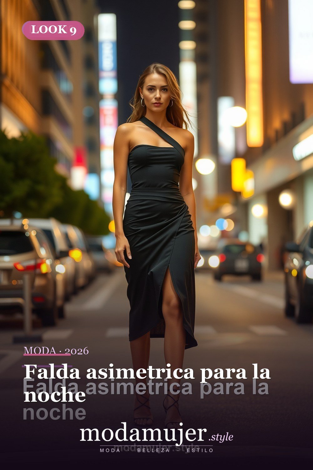 Falda asimetrica para la noche — 30 outfits con falda para mujer en 2026: ideas para cada ocasion
