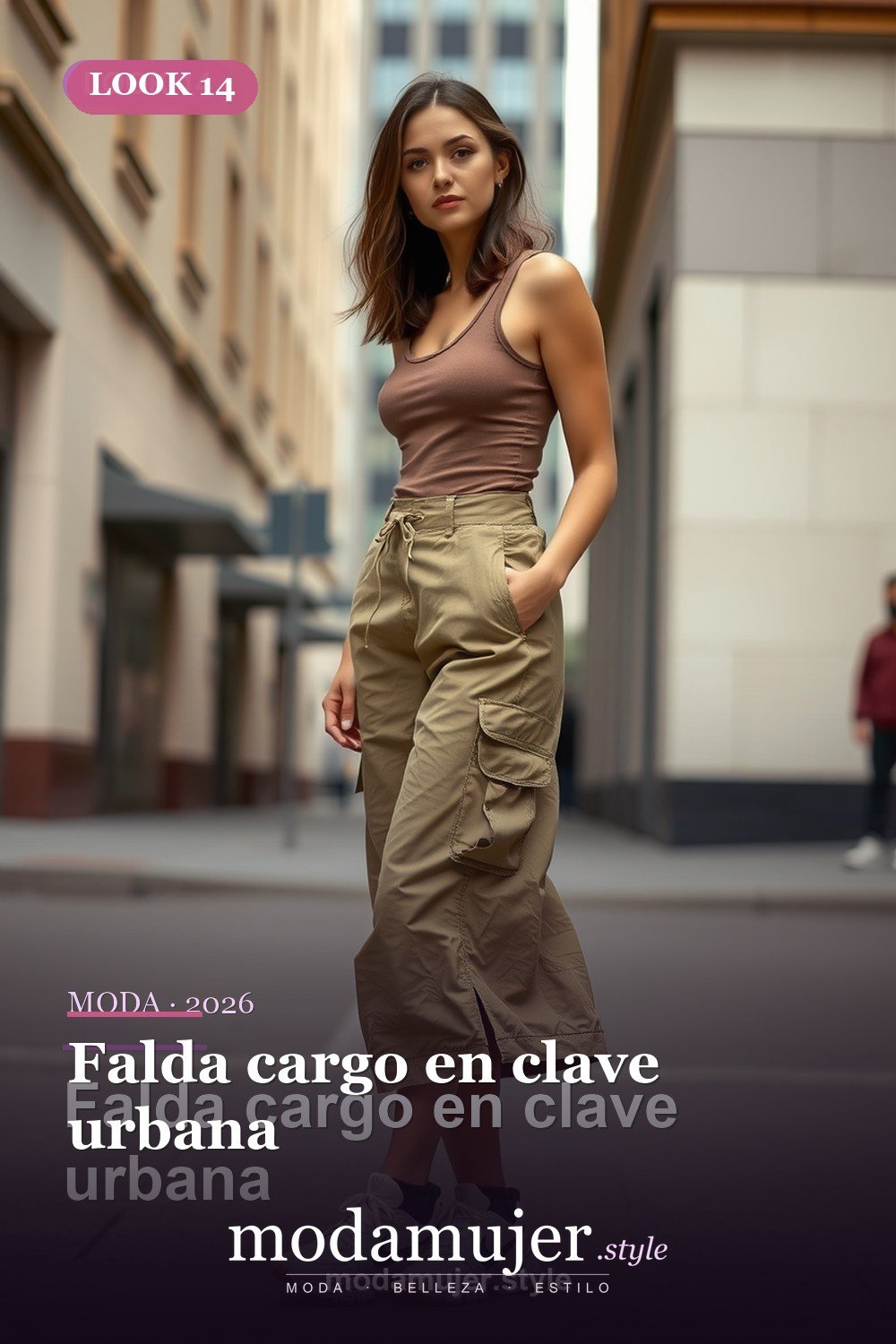 Falda cargo en clave urbana — 30 outfits con falda para mujer en 2026: ideas para cada ocasion