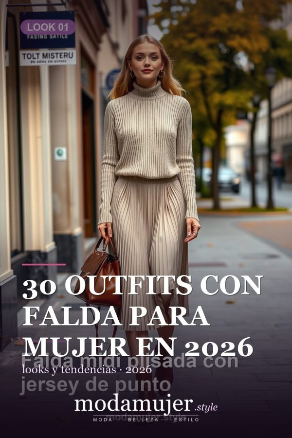 30 outfits con falda para mujer en 2026: ideas para cada ocasion