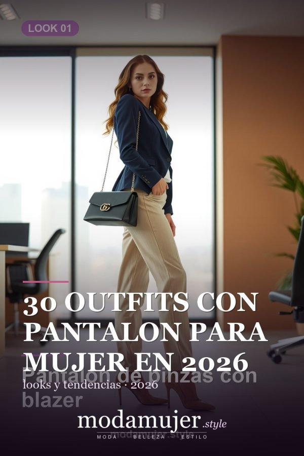 30 outfits con pantalon para mujer en 2026: ideas con pantalones