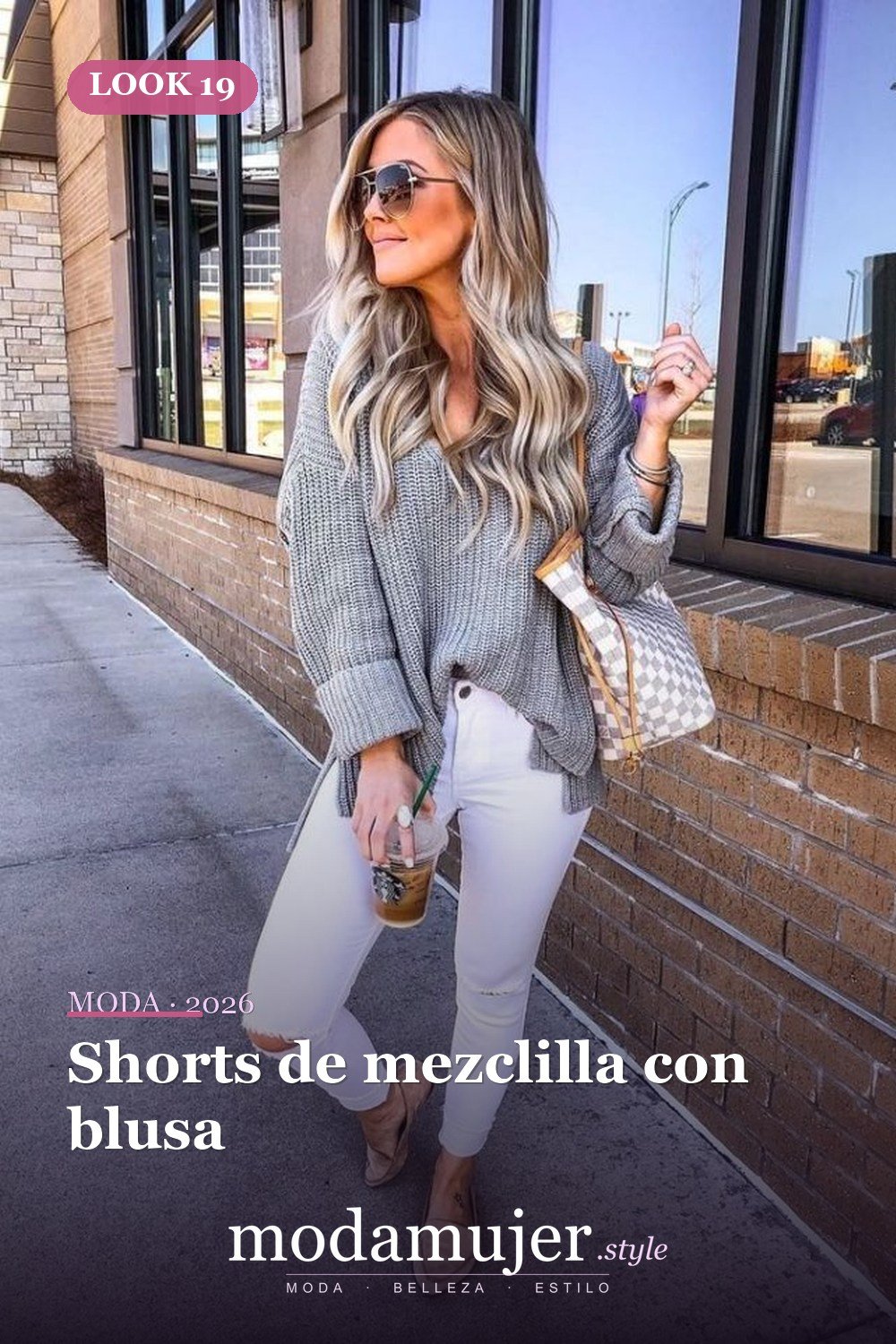 Shorts de mezclilla con blusa — Prueba estas 21 ideas de moda para chicas adolescentes