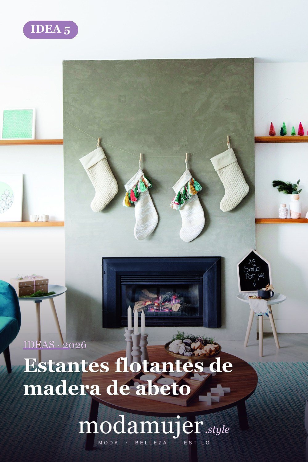 Estantes flotantes de madera de abeto — Puro y muy simple | Estilo en casa Estantes flotantes de madera de abeto — Puro y muy simple | Estilo en casa