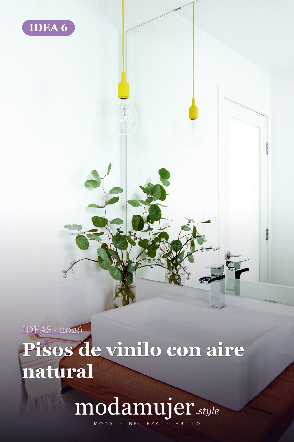 Pisos de vinilo con aire natural — Puro y muy simple | Estilo en casa Pisos de vinilo con aire natural — Puro y muy simple | Estilo en casa