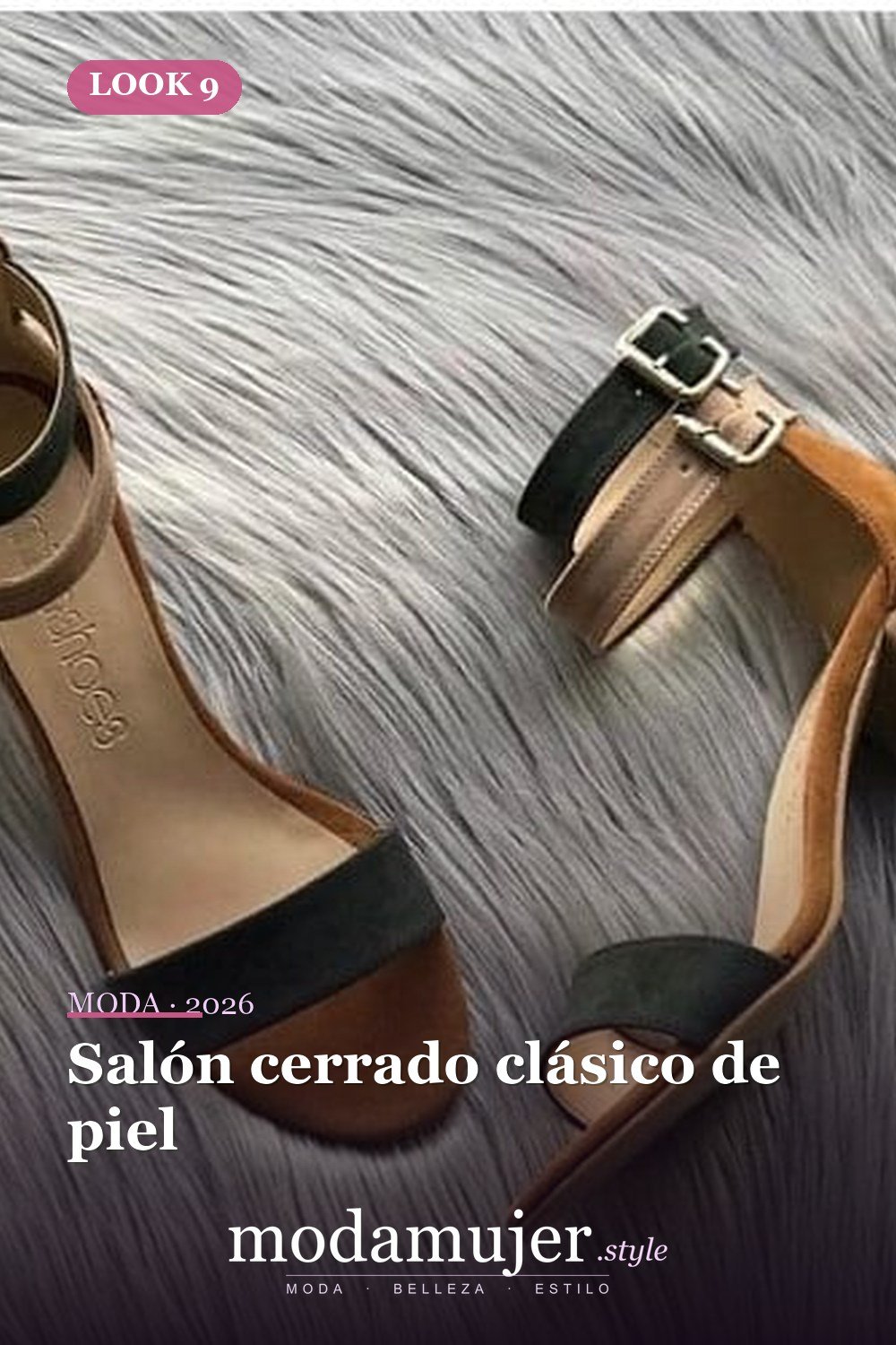 Salón cerrado clásico de piel — Tacones de salón con diseños elegantes Salón cerrado clásico de piel — Tacones de salón con diseños elegantes